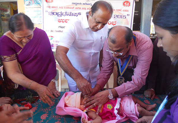 ನಾಲ್ಕನೆ ಸುತ್ತಿನ ಇಂದ್ರಧನುಷ್ ಅಭಿಯಾನಕ್ಕೆ ಚಾಲನೆ